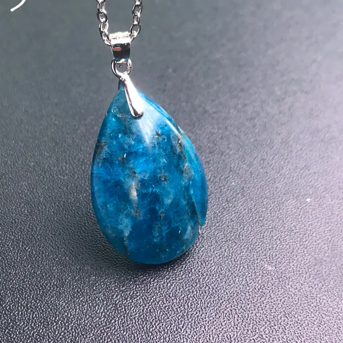 Authentic Apatite Vision Stone Pendant In Sterling Silver Gateway Of Inner Sight
