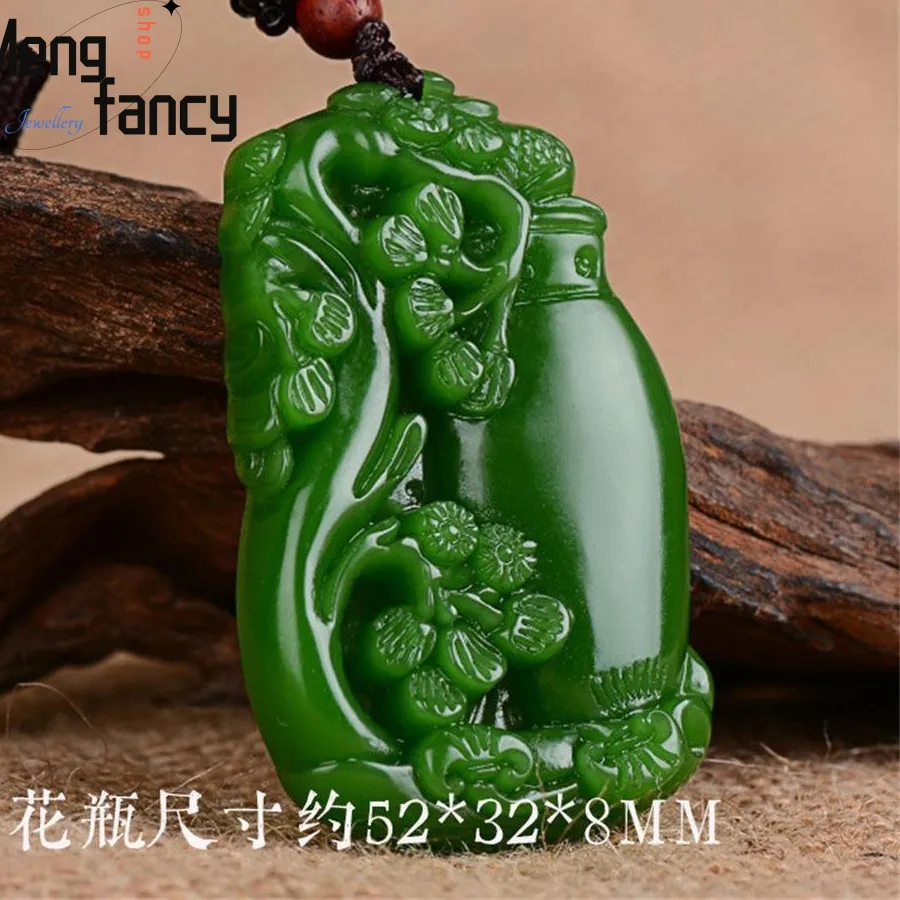 Authentic Celestial Guardian Of The Zodiac Hetian Jade Dragon, Tiger, And Sacred Bodhisattva Pendant
