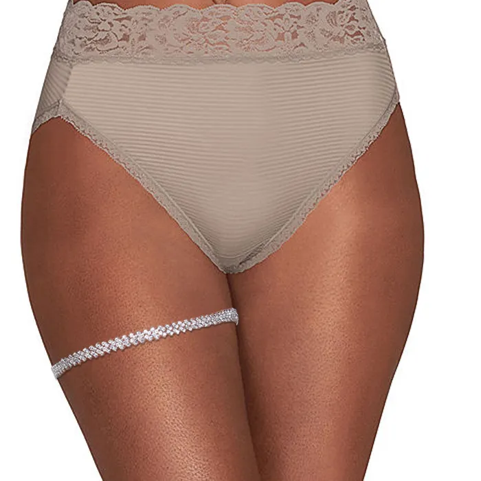 Authentic Luminous Crystal Leg Chain A Sacred Rhinestone Thigh Band For The Modern Enchantress