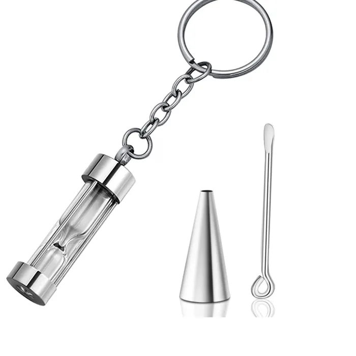 Authentic Dropshopping Hourglass Ashes Necklace Urn Keychains Family Memorial Keepsake Cremation Jewelry With Fill Kit
