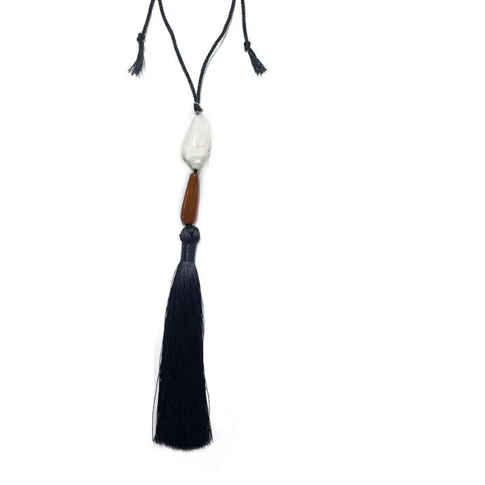 Authentic Exquisite Tassel Keychain Accessory Natural Conch Bag Buckle Bohemian Pendant Jewelry