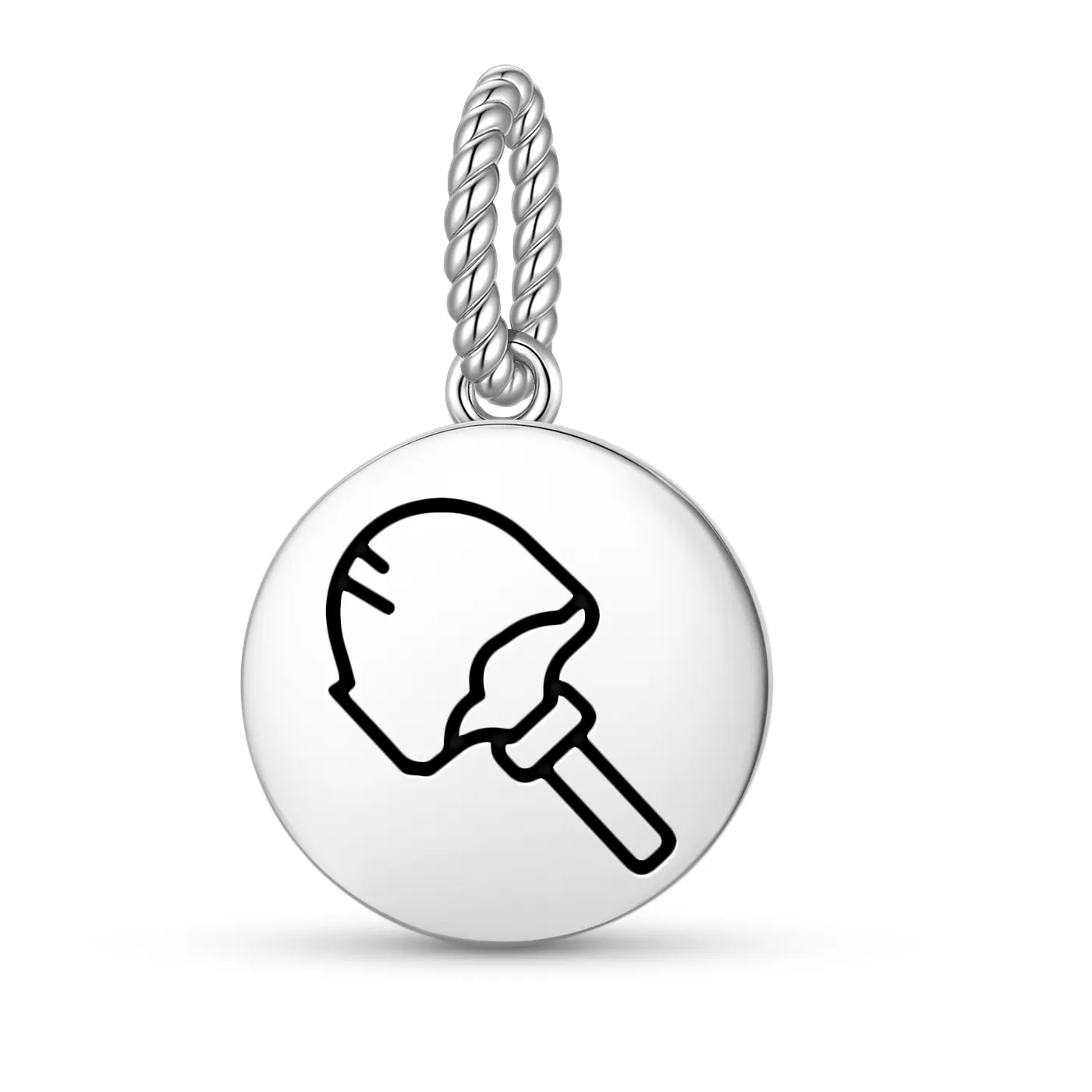 Authentic Easter Island Rapa Nui Mata A Pendant 925 Sterling Silver Symbol Bead Bracelet Necklace Jewelry