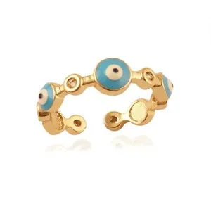 Authentic The Hamsa Guardian: Celestial Gold-Plated Eye of Protection