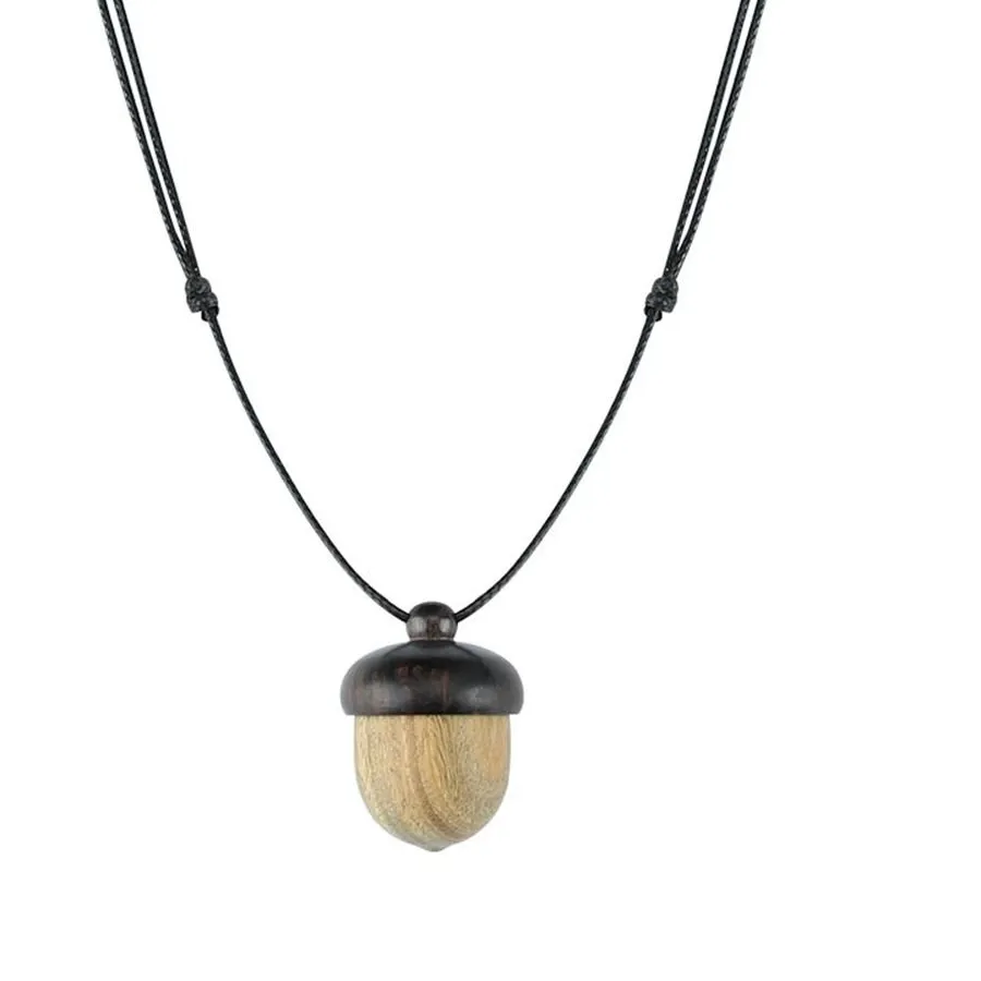 Authentic Acorn & Pine Cone Rune Necklace Ethereal Talisman Of Fertility And Ancient Forest Wisdom