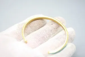 Authentic Salty Cali Evil Eye CUFF Bracelet Gold Plated  R10