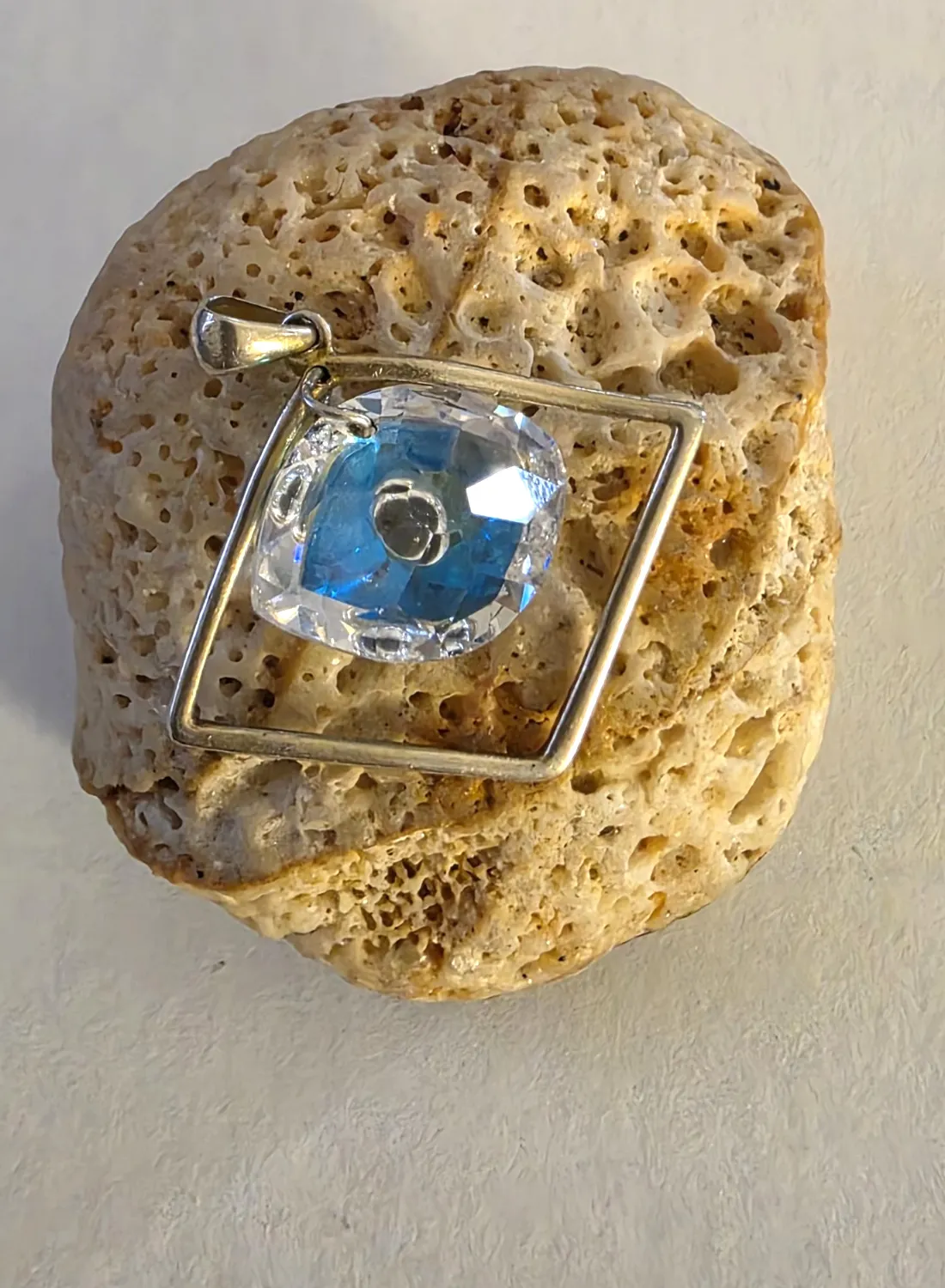 Authentic Golden Evil Eye Guardian Pendant – 925 Silver Charm