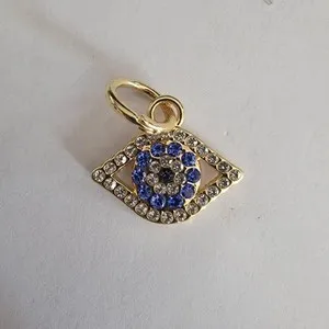Authentic Celestial Blue‑Eyed Guardian: Gold-Plated Spring Ring of Protection