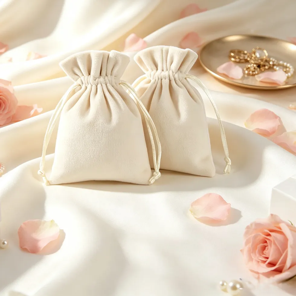 Authentic Velvet Sanctum Drawstring Pouches Of Quiet Enchantment
