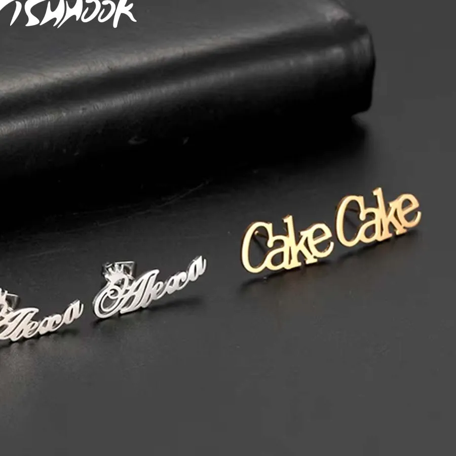 Authentic Whispers Of The Golden Sigil Personalized Stud Earring Drop