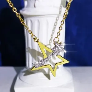 Authentic Celestial Embrace Star- Kissed Gold- Plated Talisman