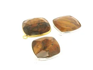 Authentic Eye of the Tiger: Golden Protection from Gold-Plated Tiger Eye