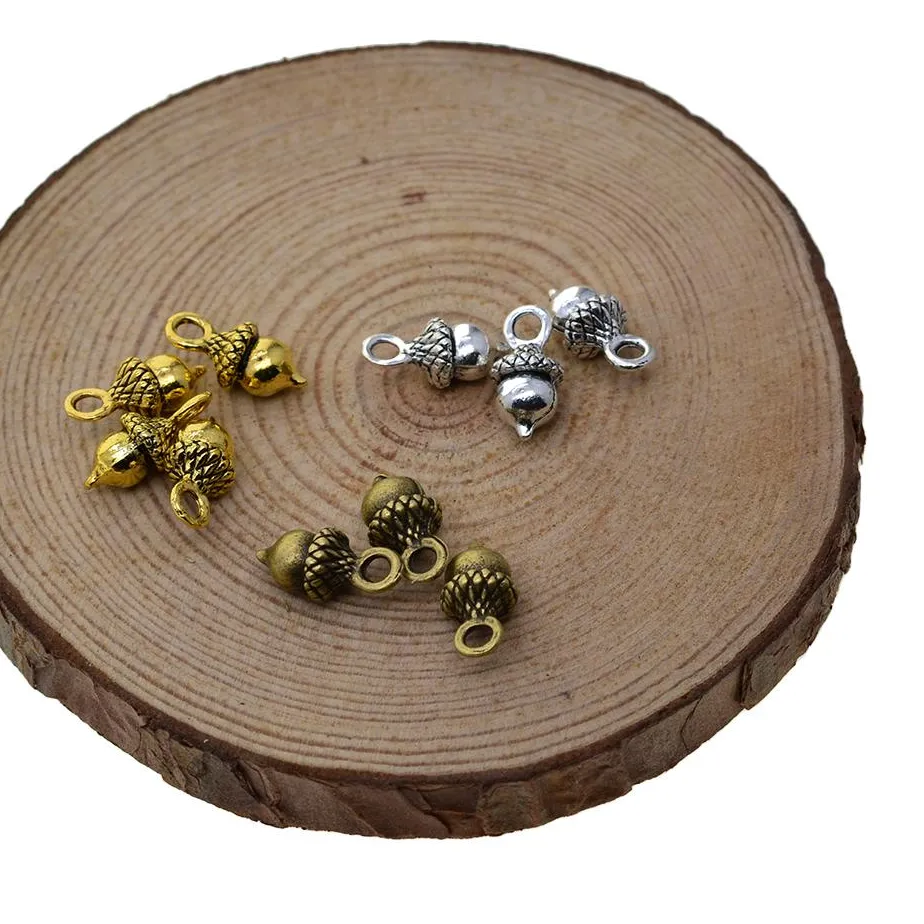 Authentic Enchanted Acorn Spacer Charms Seeds Of Fertility And Protection