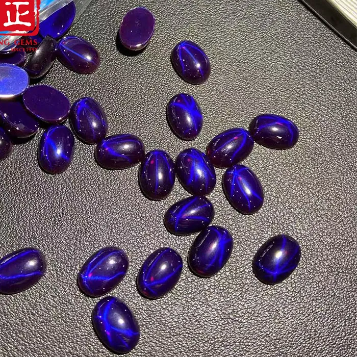 Authentic Ethereal Six Ray Star Purple Sapphire Cabochon For Spiritual Crafting