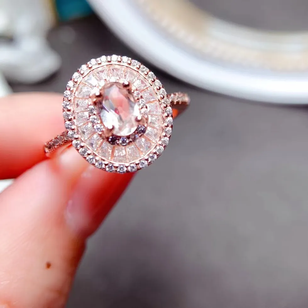 Authentic Whisper Of The Heart Stone A Sacred Morganite Ring Of Divine Love