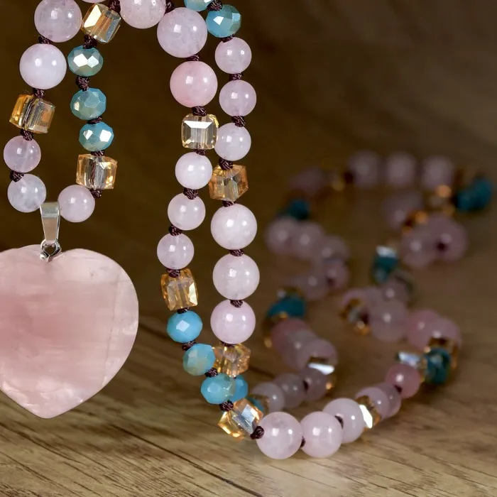 Authentic The Veiled Heart Of Rose Quartz Awakening Talisman