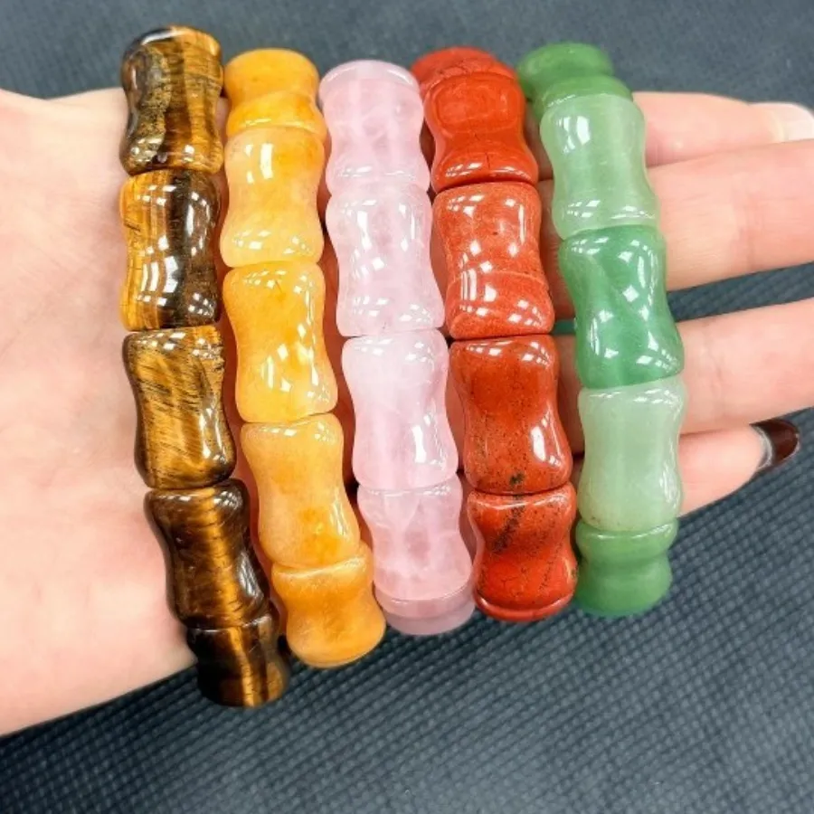 Authentic Sacred Groves Of Resilience The Tiger Eye And Rose Quartz Bamboo Talisman