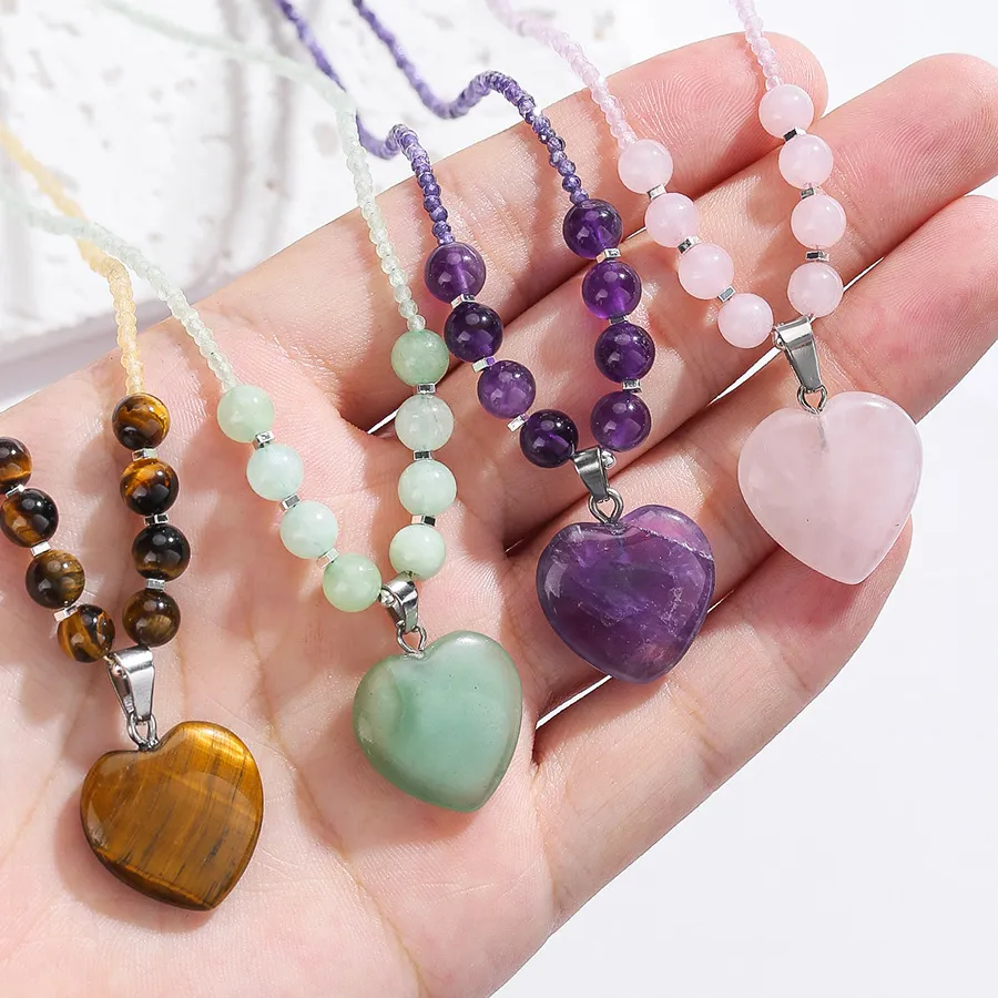 Authentic Heart Of The Bohemian Goddess A Green Aventurine And Rose Quartz Love Talisman