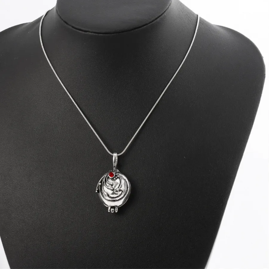 Authentic Enchanted Vervain & Verbena Photo Locket – Elena Gilbert Spirit Talisman, Gold‑Plated Aura Charm