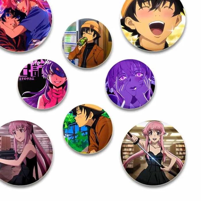 Authentic Chronicle of Destiny Badge – Enchanted Anime Sigil Pins (58/44/32 mm) for Spirit‑Guided Adventurers