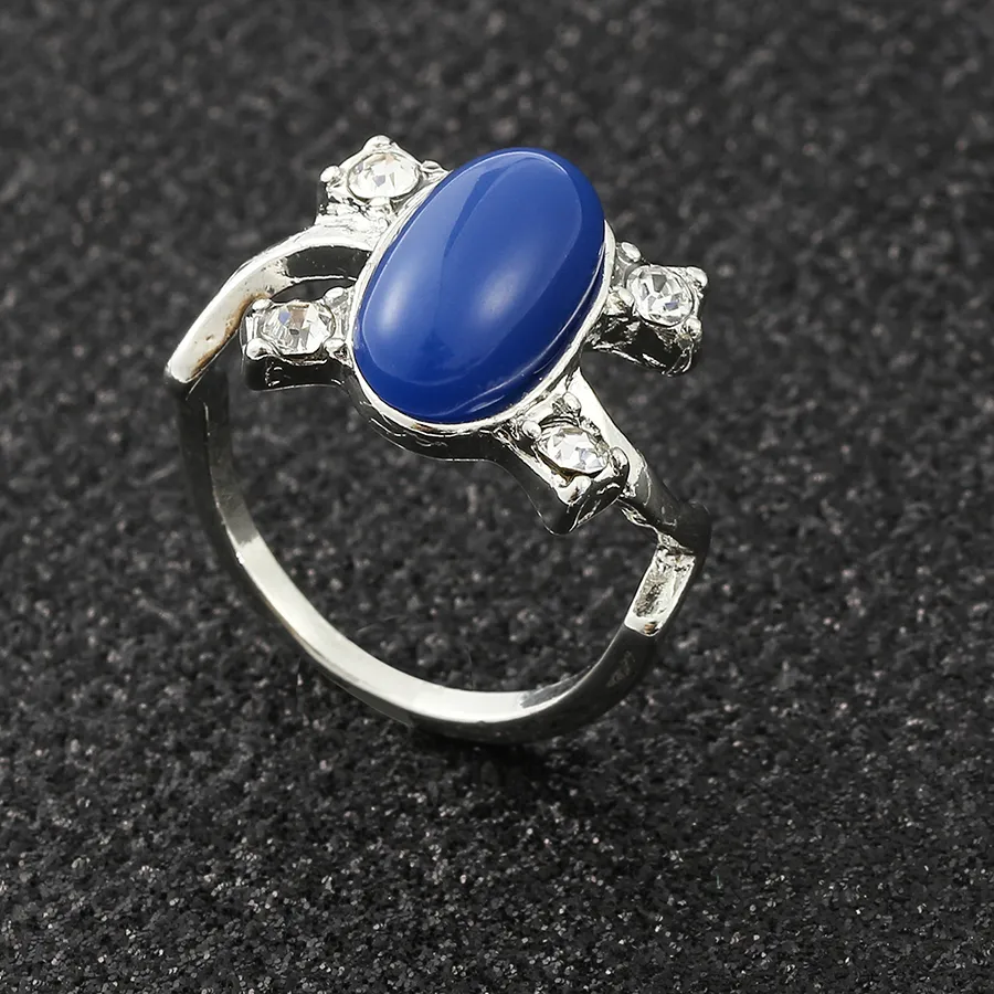 Authentic Midnight Sapphire Moon Ring – Enchanted Vampire Diaries Talisman for Women