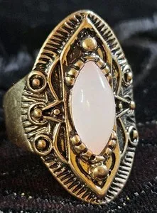 Authentic The Veiled Heart: Gold-Plated Rose Quartz Talisman