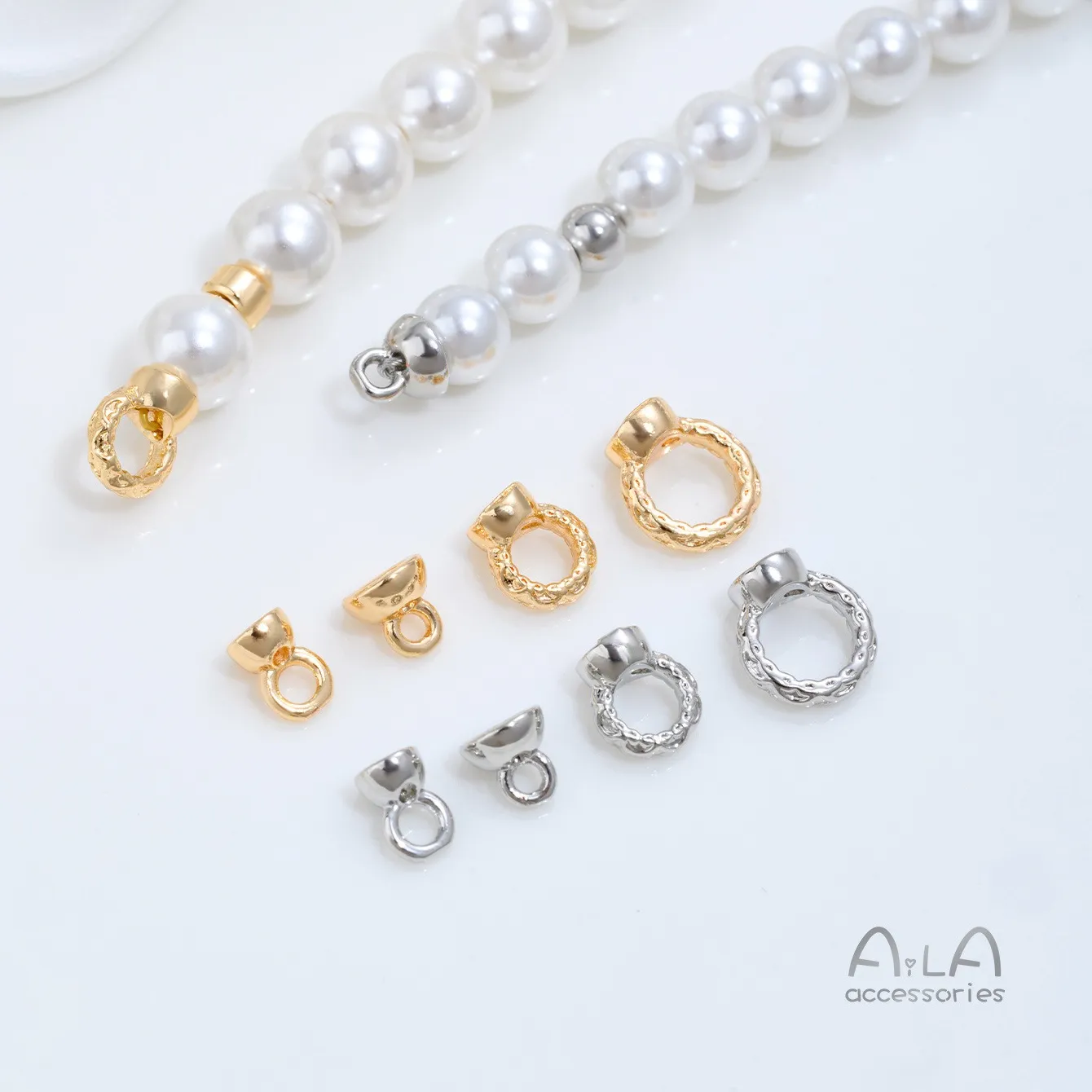 Authentic Twisted Gold Pig Nose Wire Loops & Sacred Jump Rings For Hidden Talisman Construction