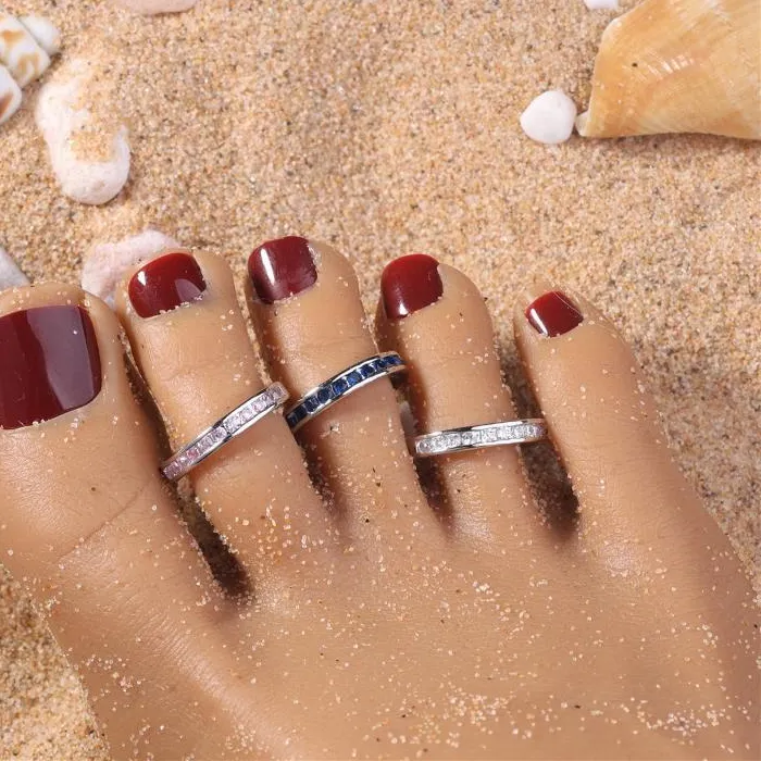 Authentic Whispers Of The Sun Goddess Adjustable Golden Toe Ring