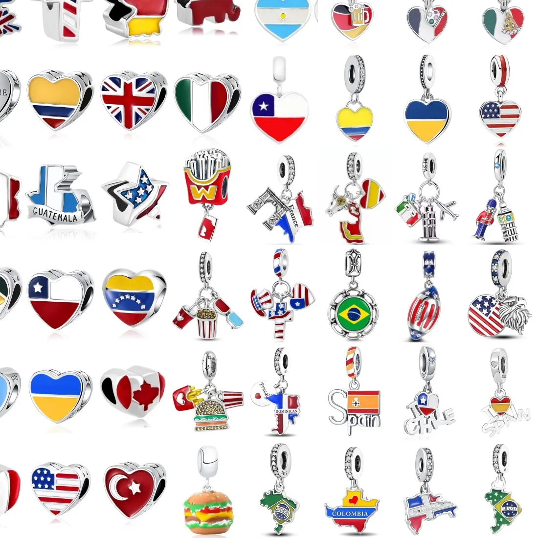 Authentic Sanctuary Of The Sovereign Lands 925 Silver Global Heritage Bead