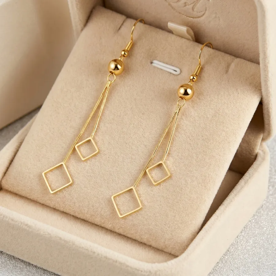 Authentic Whispers Of The Golden Square Celestial Tassel Drops