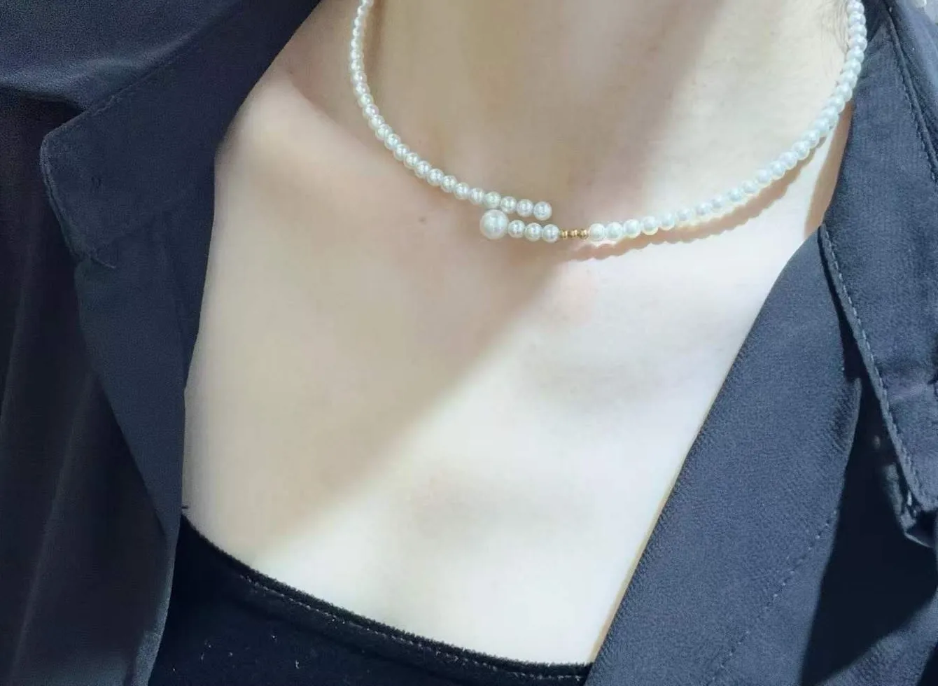 Authentic The Eternal Pearl's Whisper A Choker Of Divine Radiance