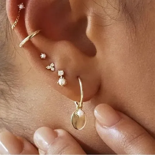 Authentic Luminous Pearl Whisper Studs Aegis Of Inner Radiance