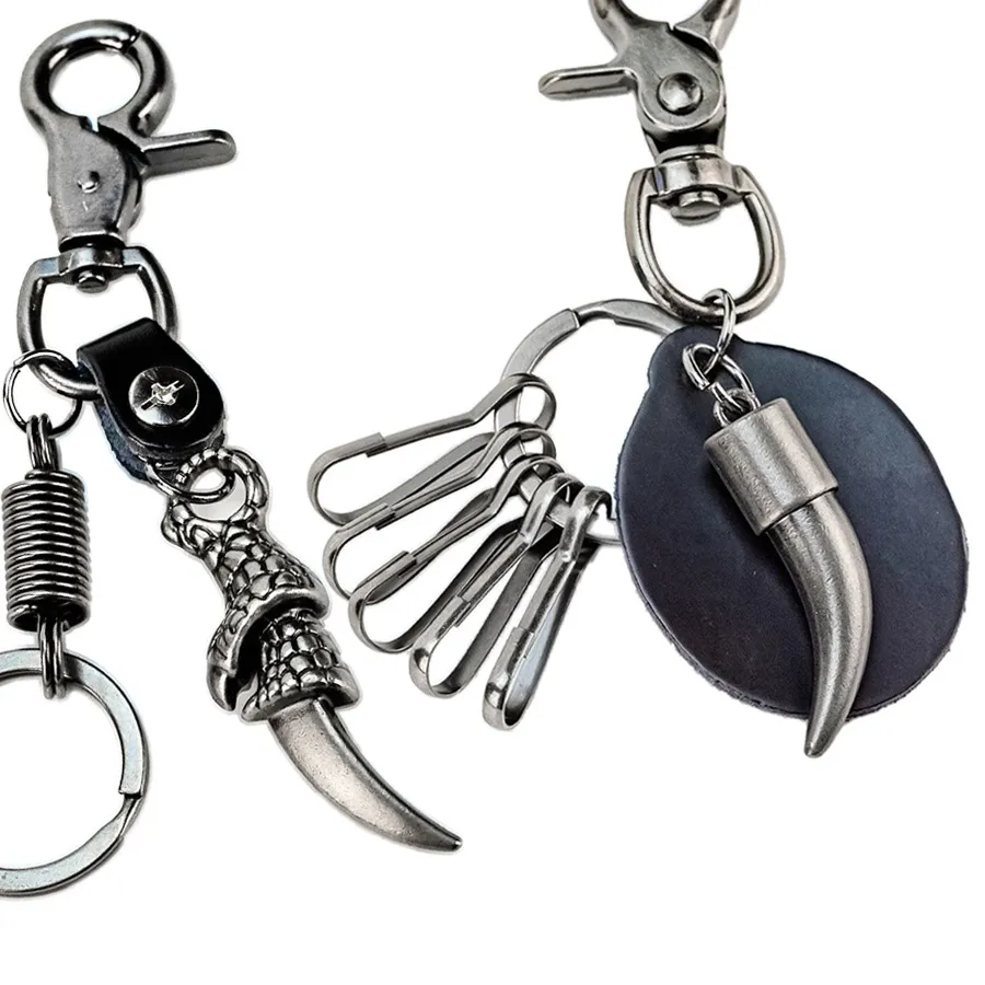 Authentic Punk Dragon Claw Keychain Pendant For Street Rock, Eagle Claw Cultural Creation 'S Waist Accessory