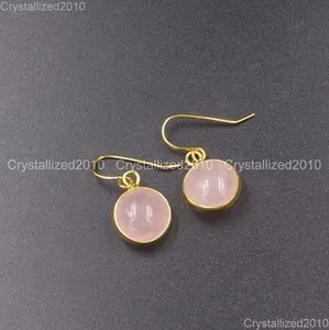 Authentic Radiant Chakra Sphere Gold-Plated Drop Earrings
