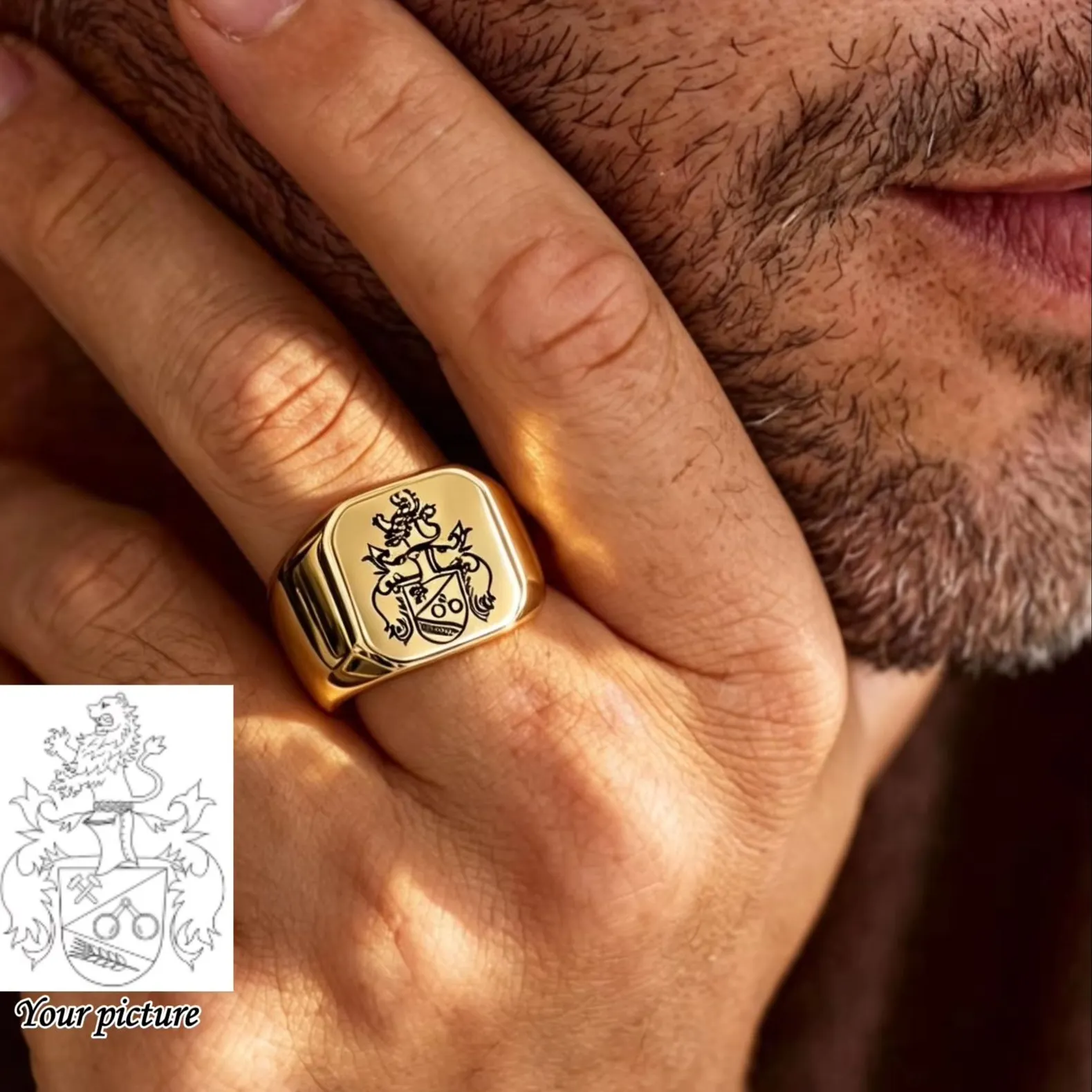 Authentic The Sovereign Heraldic Signet Of Ancestral Legacy