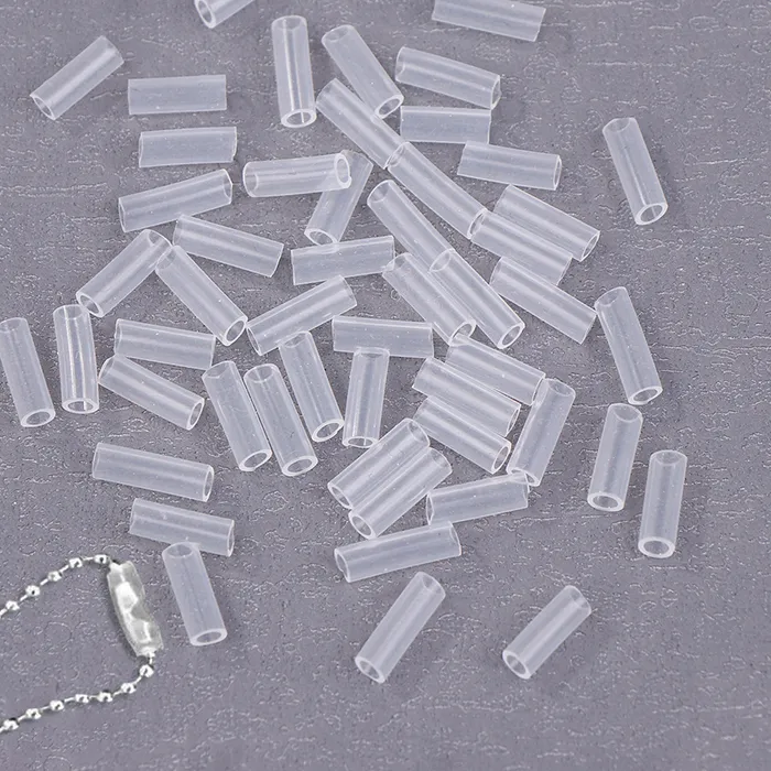 Authentic 10 20 50Pcs Bead Chain Anti- Lost Cover Pendant Chain Protective Cover Prevent Bag Ornament From Falling Off