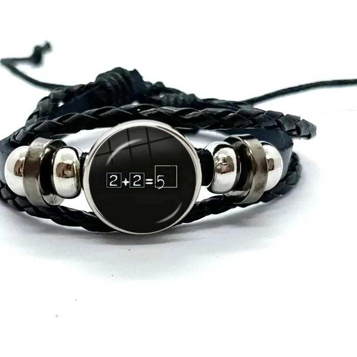 Authentic Music Singer Leather Bracelets Radioheads Thom Yorke Multilayer Braided Bracelets Bangles Handmade Jewelry