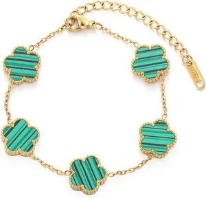Authentic The Gilded Clover of Fortune Bracelet
