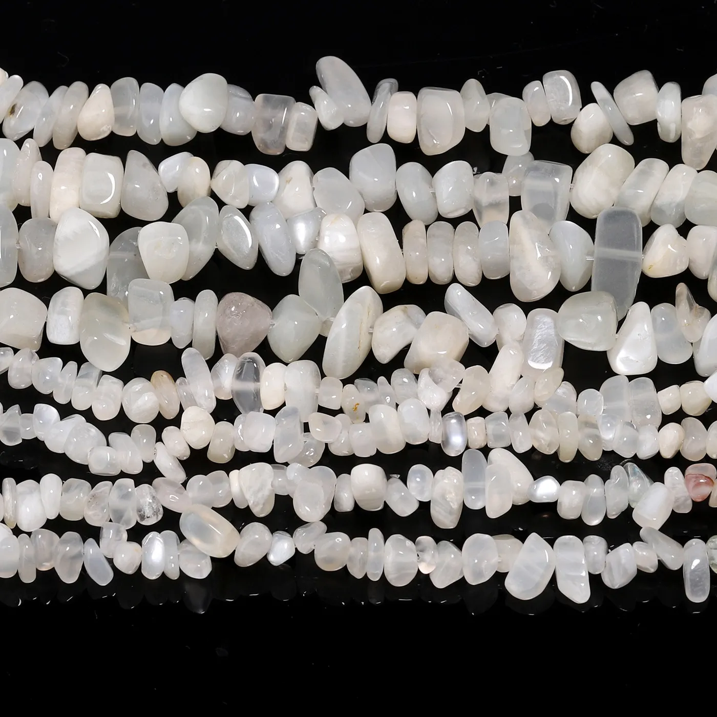 Authentic Lunar Whisper Sacred Moonstone Chip Beads For Intuitive Crafting