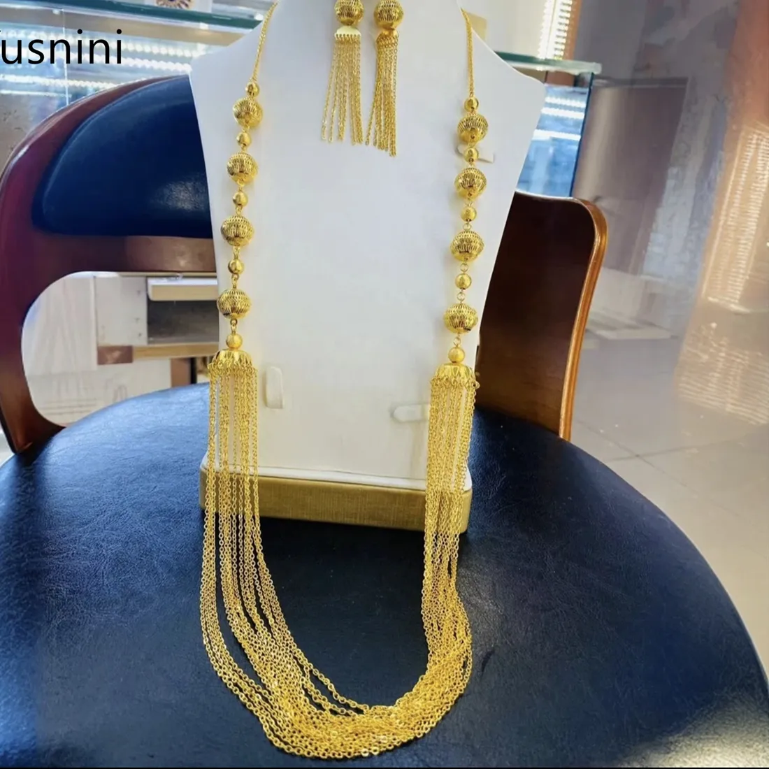 Authentic The Lovers Talisman 24K Gold Plated Necklace & Earrings Of Sacred Union
