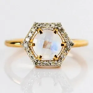 Authentic Moonlit Harmony Ring: Radiant Protection and Inner Guidance