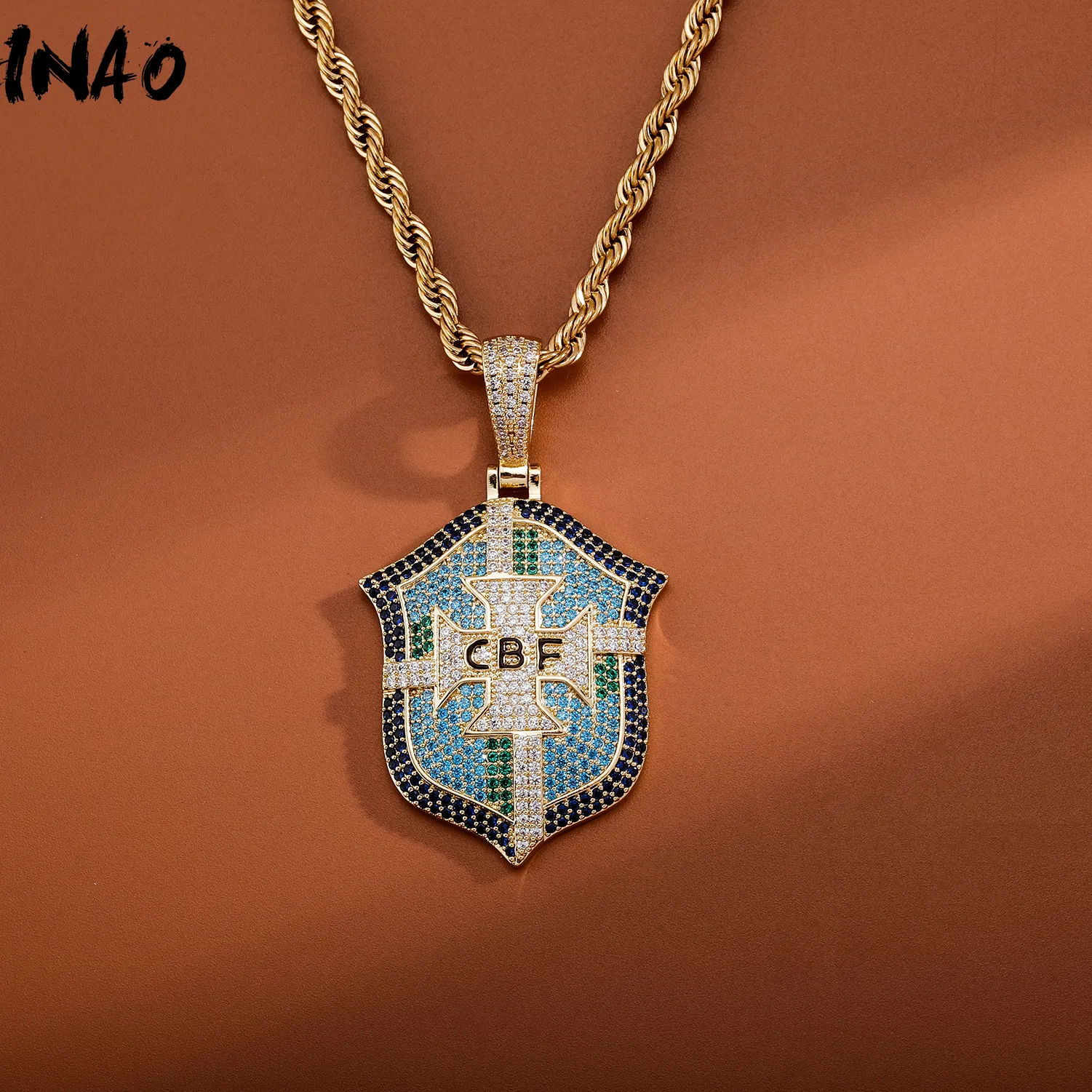 Authentic Celestial Brilliance Ice- Cut Cubic Zirconia Pendant Of Pure Radiance