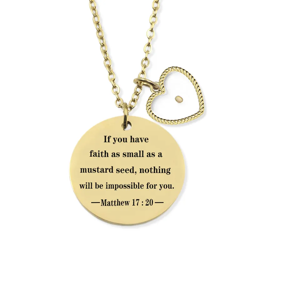 Authentic Sacred Seed Of Unwavering Faith Amulet