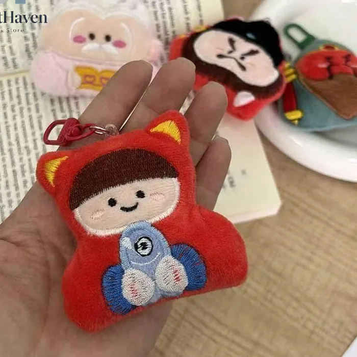 Authentic Guanyin Wealth Moon Lord Yuchi Gong Chinese Pendant Skin Friendly Anti Deformation Zhong Kui Tathagata Longevity Keychain B.h