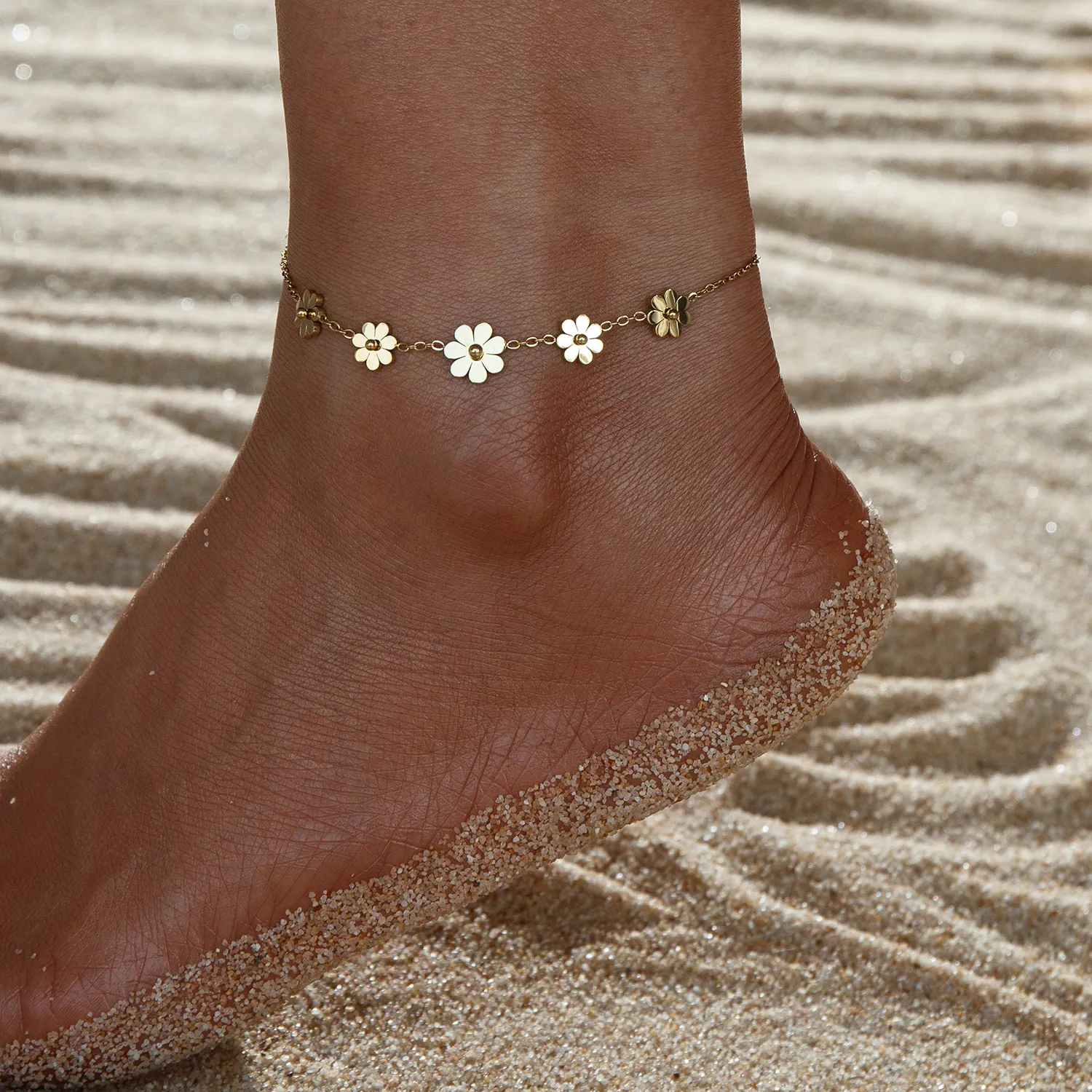 Authentic Kuziduocai Statement 316L Jewelry Daisy Earrings Necklaces Bracelets Anklets Chain
