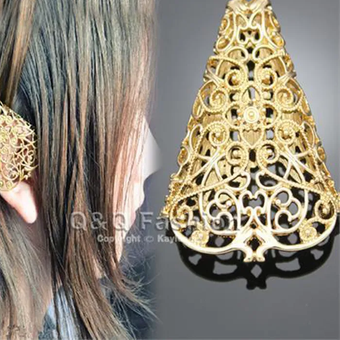Authentic Whispering Wings Enchanted Fairy Ear Cuffs Of Angelic Bloom
