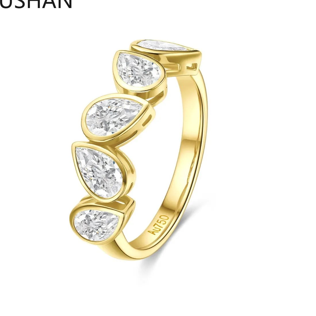 Authentic Band Of Luminous Devotion The Golden Moissanite Covenant Ring