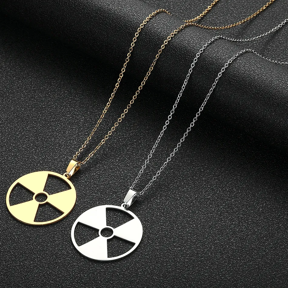 Authentic Toxic Sigil Pendant Radiation Emblem Necklace Of The Cyber Goth
