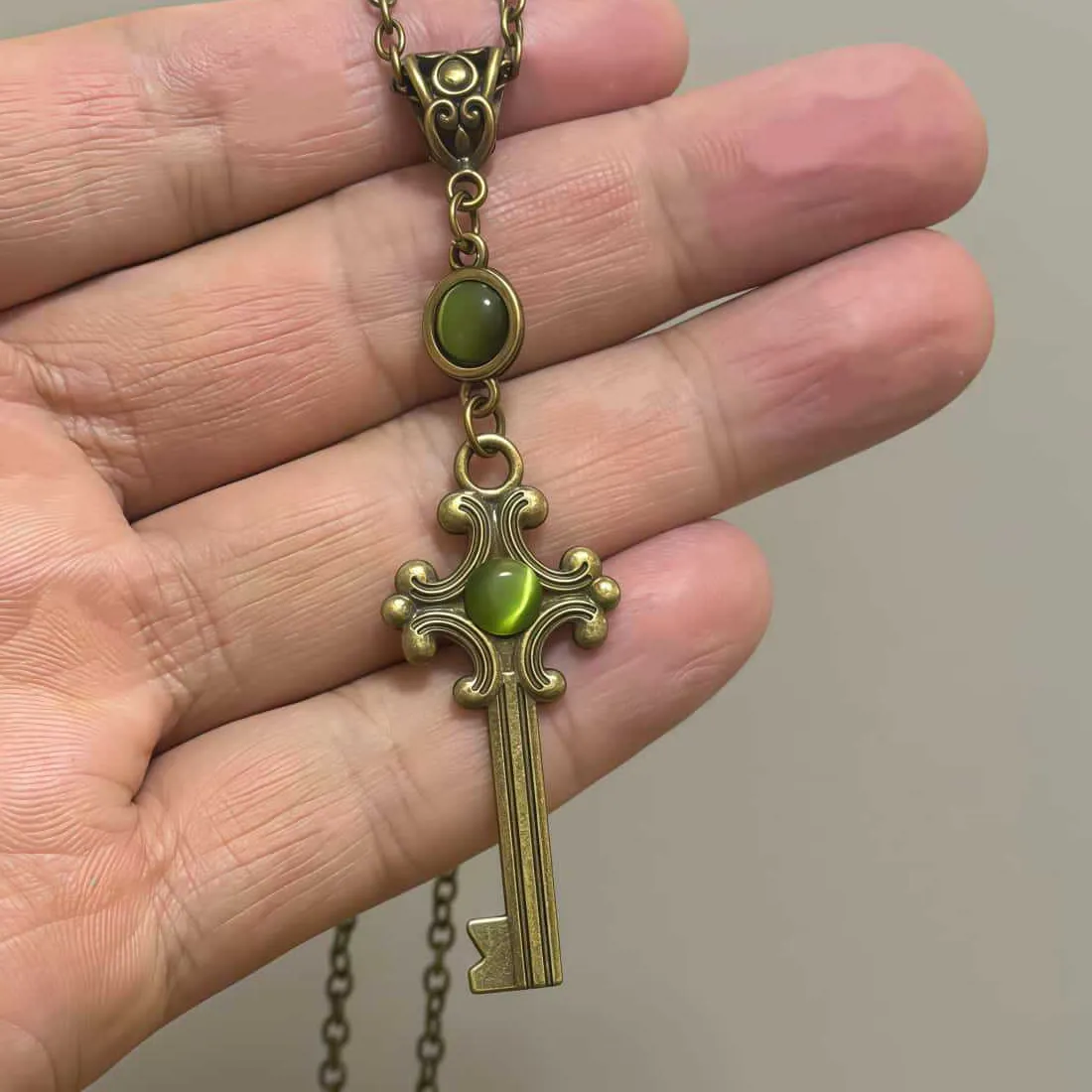 Authentic The Nocturnal Passage Gilded Bronze Key Of The Victorian Veil