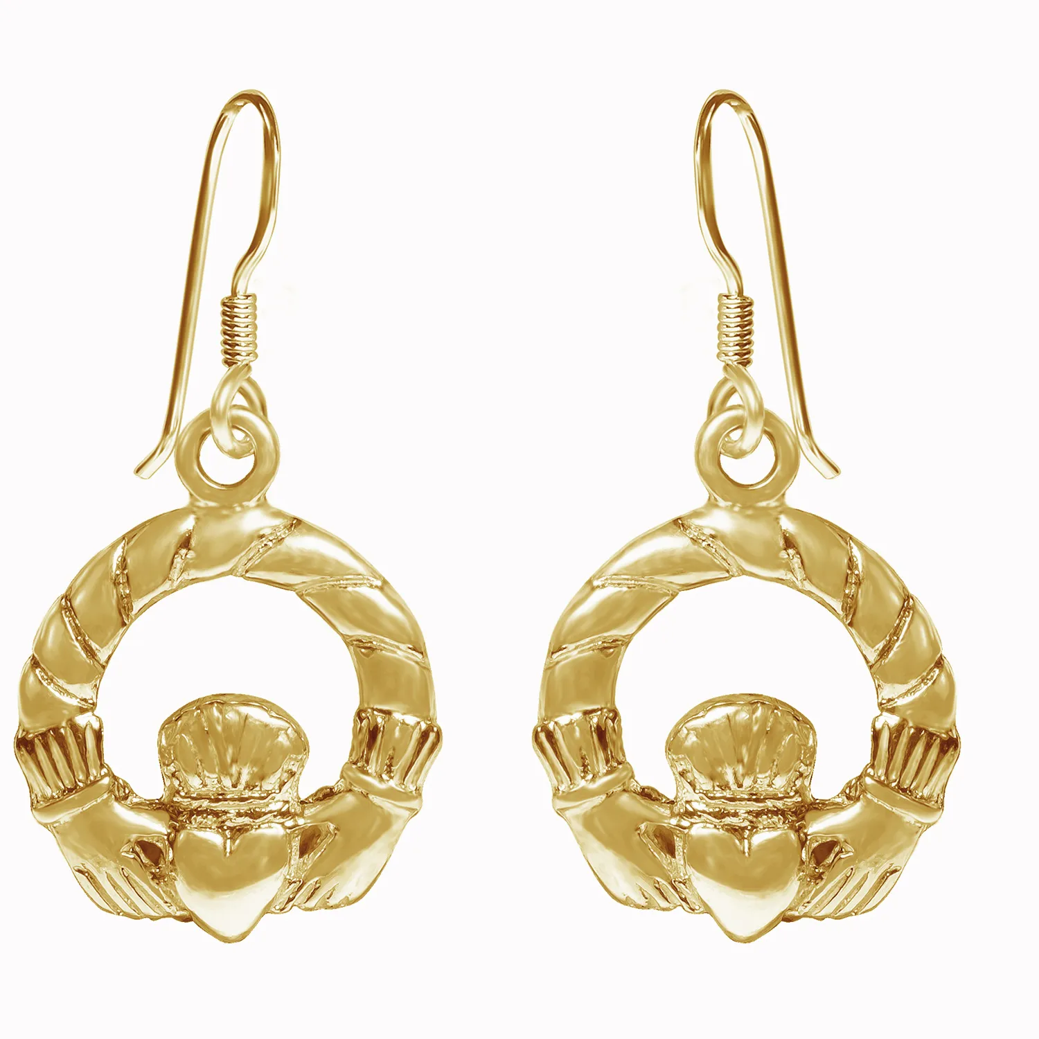 Authentic Eternal Knot: The Celestial Claddagh Gold-Plated Talismans