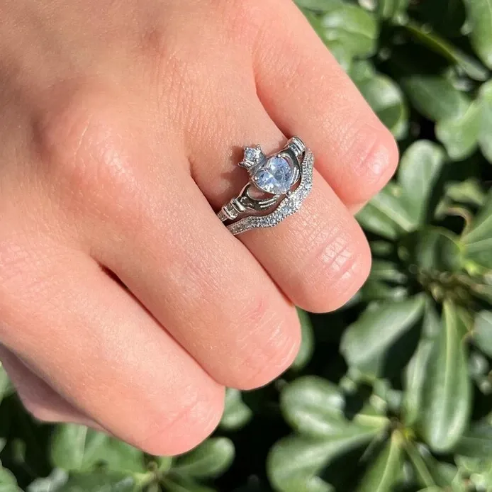 Authentic The Moissanite Claddagh Ring: A Sacred Bond of Love and Trust
